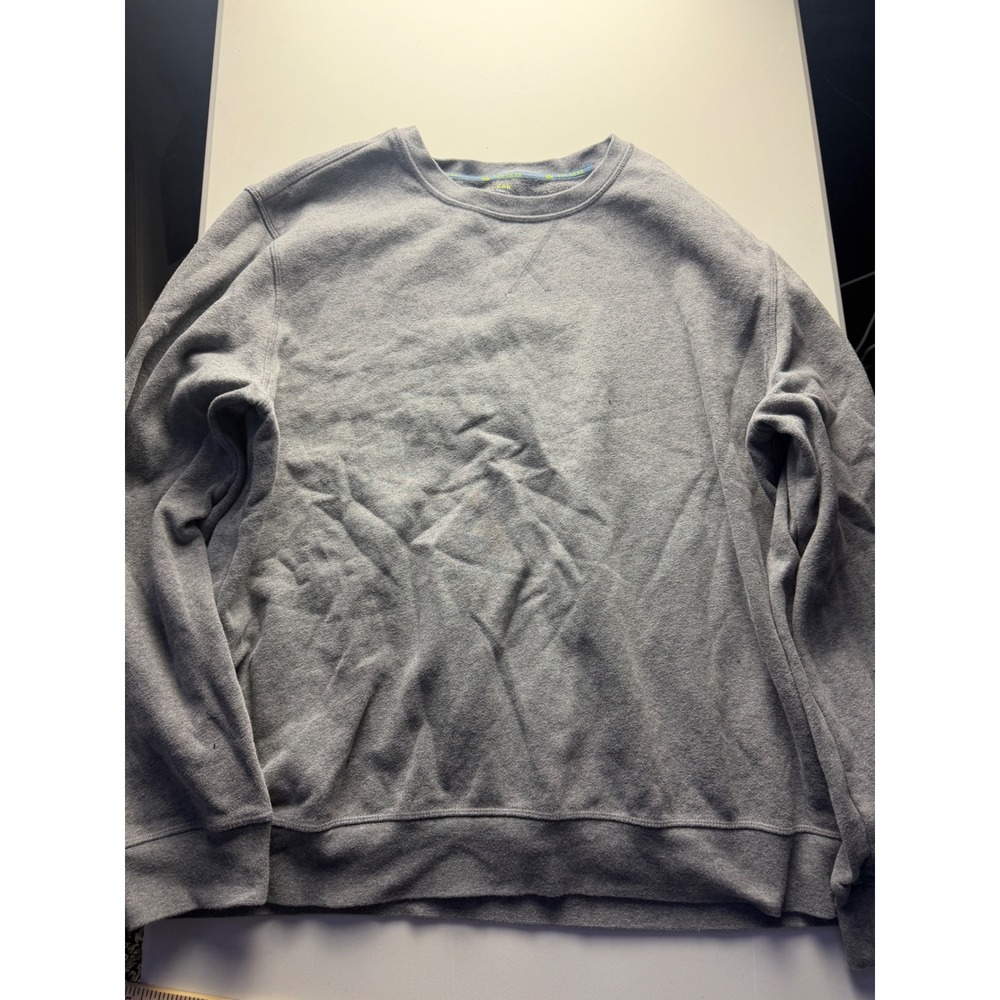 Tek Gear Ultrasoft Fleece Sweatshirt Men's XL Gray Grey Crewneck Pullover